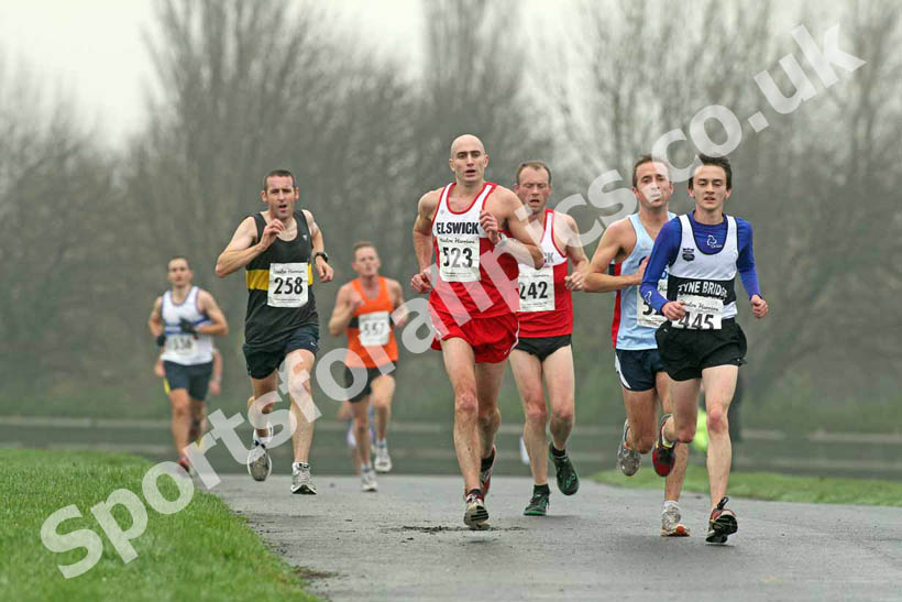 523 and 445 Senior Mens Heaton Harriers Memorial Road Race.
